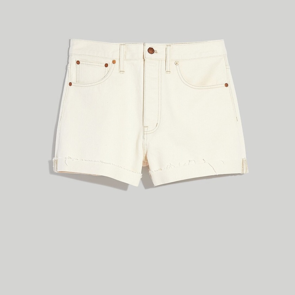 Madewell The Dadjean Short in Vintage Canvas Wash